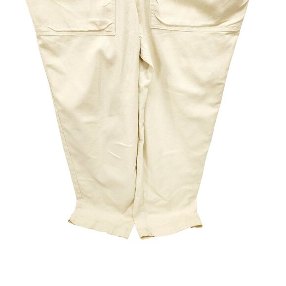 Universal Thread Womens Beige Utility Jumpsuit Overalls Short Sleeves  Size 8 - Picture 5 of 13